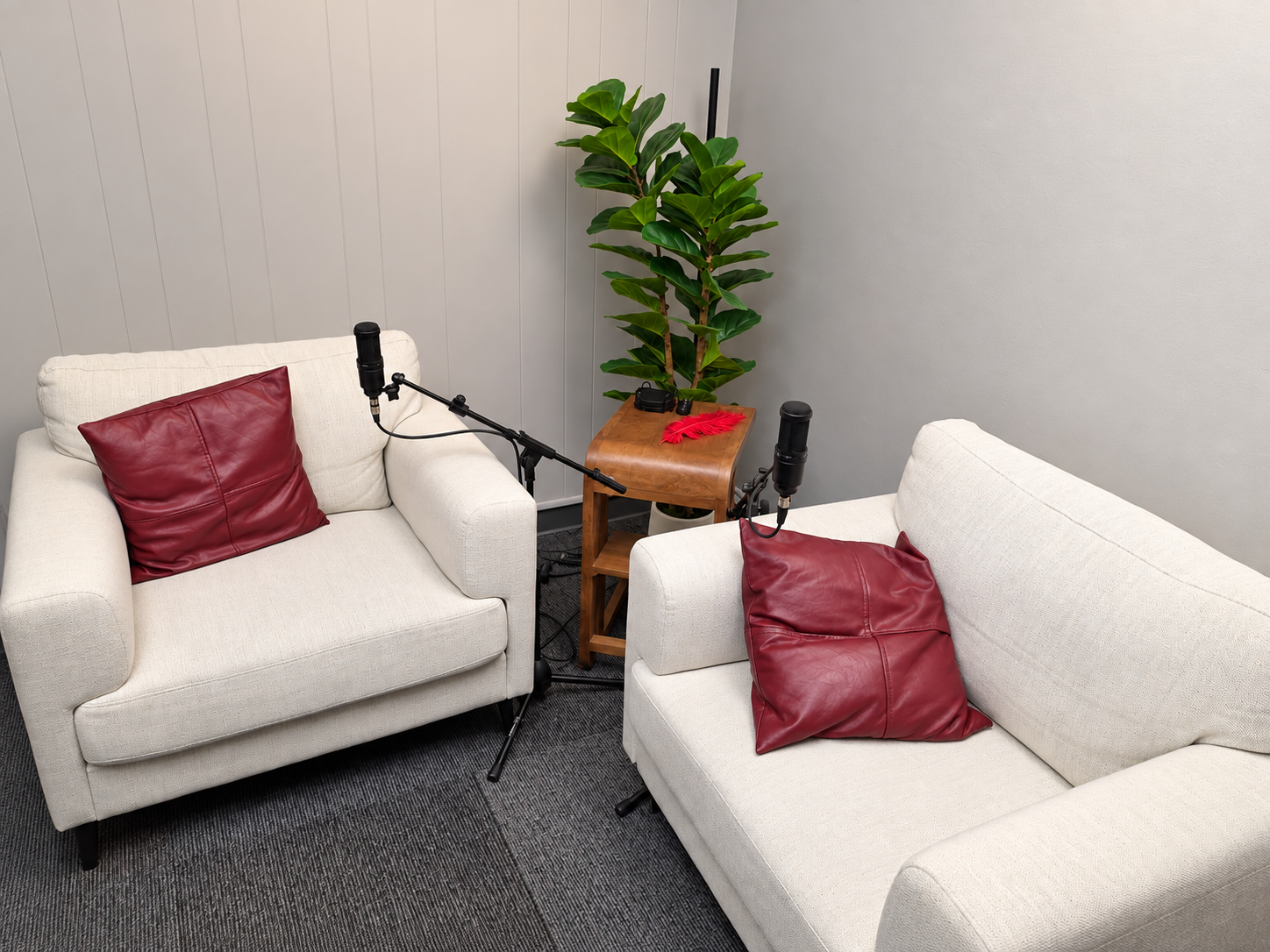 Red Quill Studio seating area